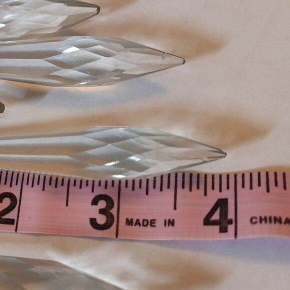 Vintage Candelabra/Prisms/Lucite Candles  - Picture 6 of 11